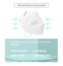 Načítať obrázok do zobrazovača galérie, FFP2 KN95 respirátor